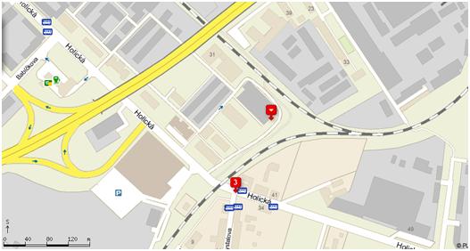 Mapa - PPT Moto Servis - sídlo firmy